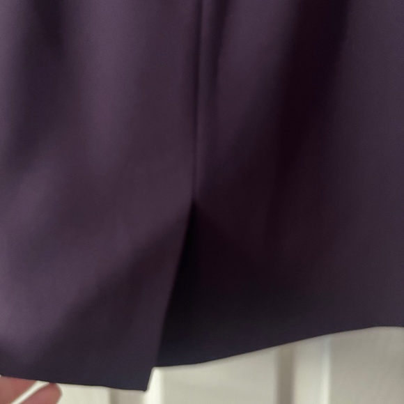 Vintage Petite Sophisticate Skirt - Eggplant Purple Size 4P - Picture 5 of 7